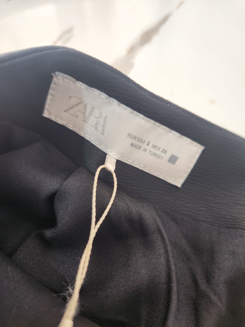 Zara Black Lace Trim Mini Skirt - Picture 9 of 9